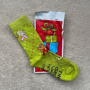 McDonald’s Grinch Green Socks